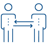 social distancing icon