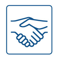 COVID-19 limited interaction icon