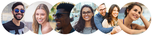 Smile gallery images for Dentist website template